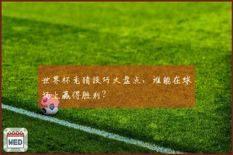 世界杯竞猜技巧大盘点，谁能在球场上赢得胜利？