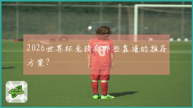 2026世界杯竞猜有哪些靠谱的推荐方案？
