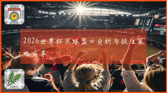 2026世界杯买球盘口分析与投注策略分享